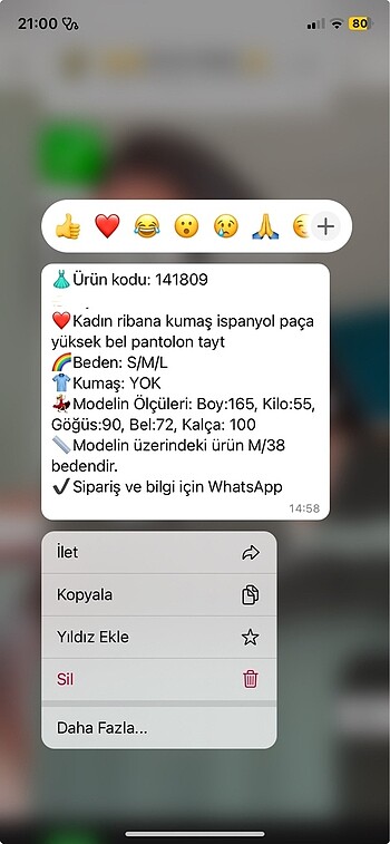 Oysho İspanyol Paça Tayt