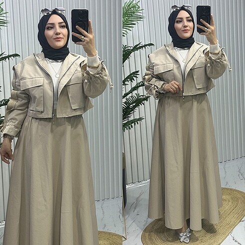 38 Beden Keten etekli takım