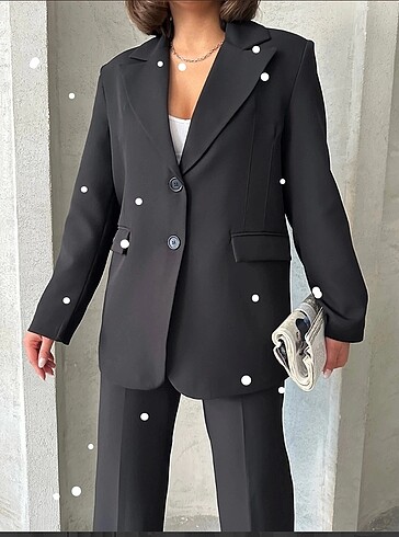l Beden DÜĞMELİ BLAZER TAKIM