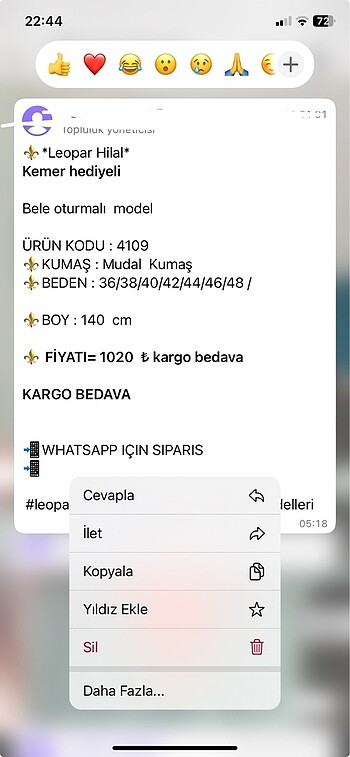 36 Beden Leopar elbise