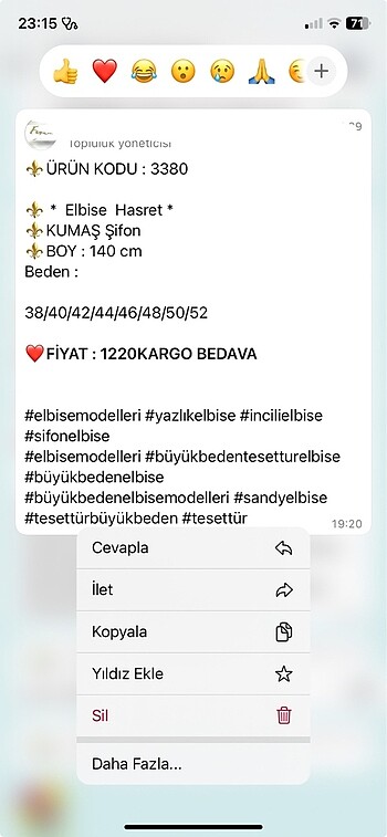 38 Beden Elbise