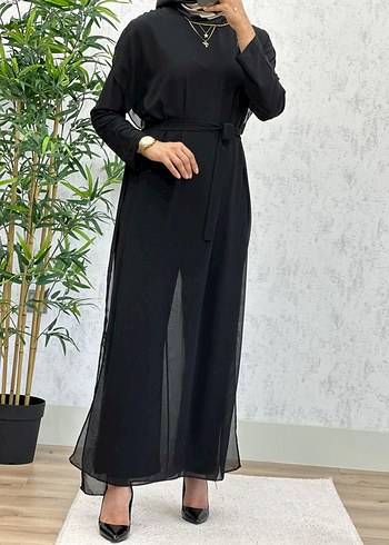 Zara Siyah Salaş Uzun Kadın tulum