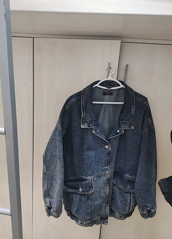 m Beden lacivert Renk Oversize kot ceket