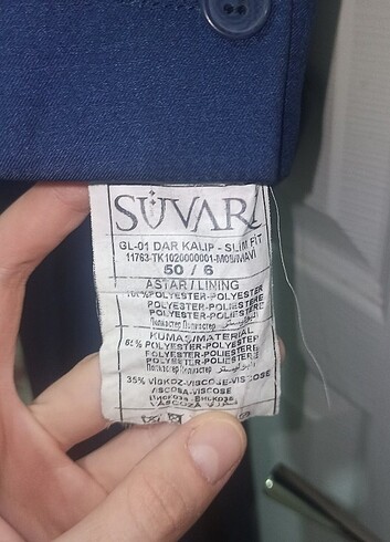 50-6 drop Beden Süvari takım elbise