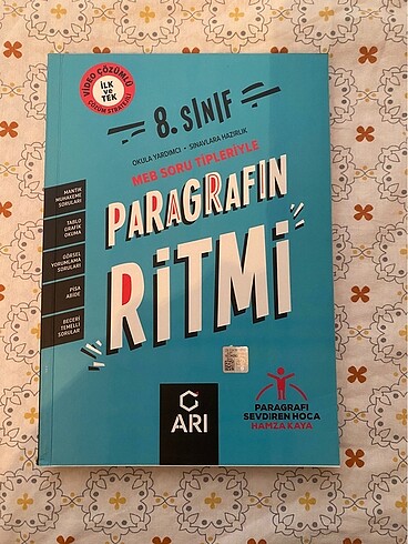 arı yayınları 8. sınıf lgs paragrafın ritmi