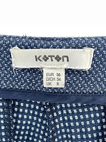 36 Beden lacivert Renk Koton Mini Şort %70 İndirimli.