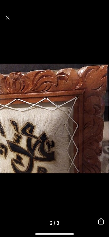 Tüy üzerine işleme tablo - Görsel 2