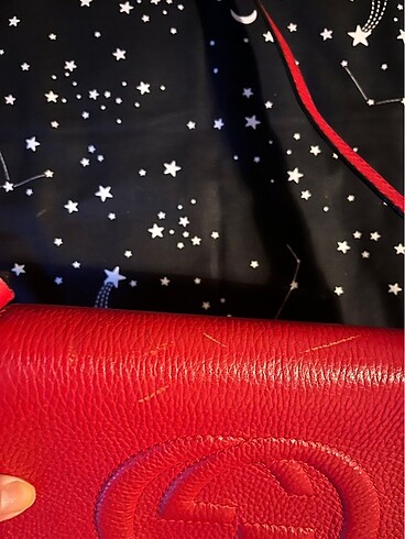 Yandan asmalı kırmızı çanta - Görsel 3