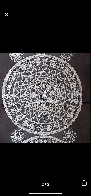 Hazır güpür runner - Görsel 2