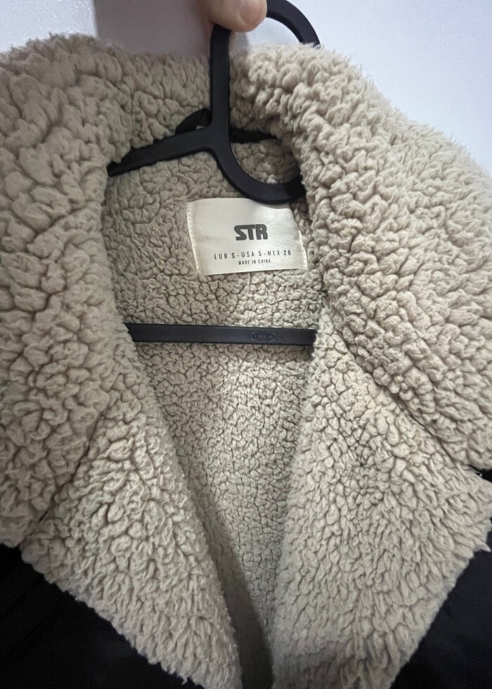 Stradivarius İçi Kürklü Kaban - Görsel 3