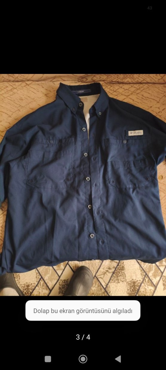 Columbia Erkek Lacivert Uzun Kollu Gömlek - Görsel 2