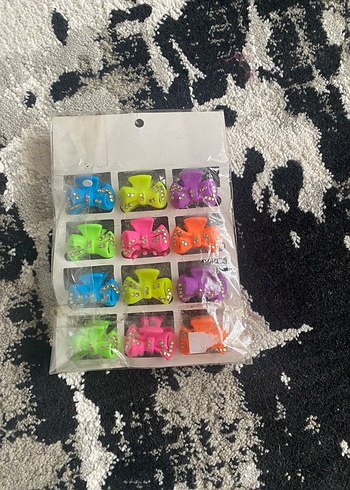 Renkli Taşlı Kadın Saç Tokaları - Görsel 2