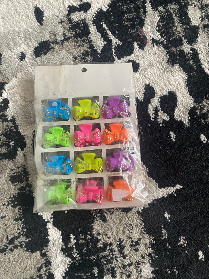 Renkli Taşlı Kadın Saç Tokaları - Görsel 2