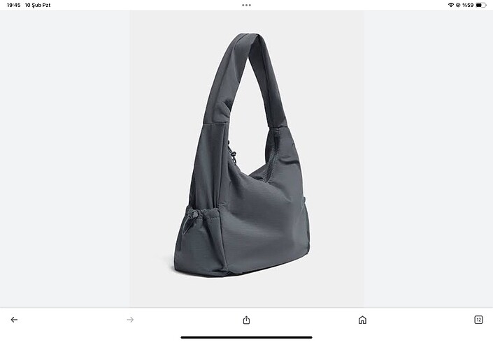 Pull an bear paraşüt çanta