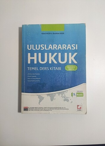 Uluslararası Hukuk Temel Ders Kitabı (ingilizce özetli)