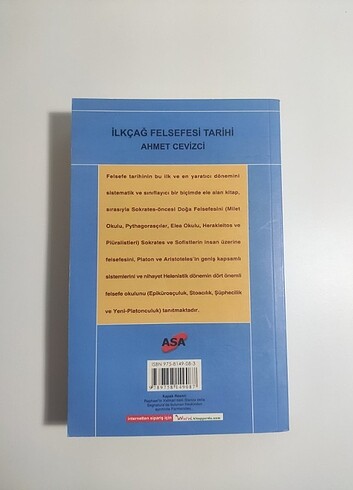  İlkçağ Felsefesi Tarihi 