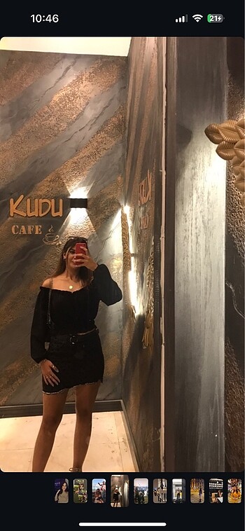 Koton puantiyeli etek