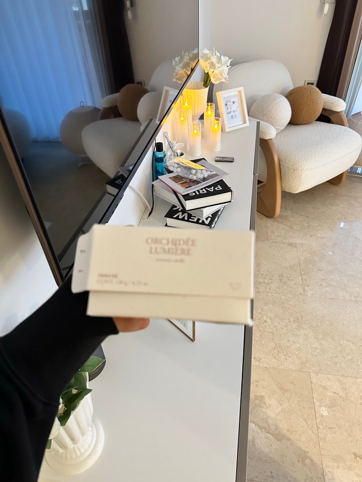 Beyaz Dekoratif Mum ve Tutucu Zara Home - Görsel 2