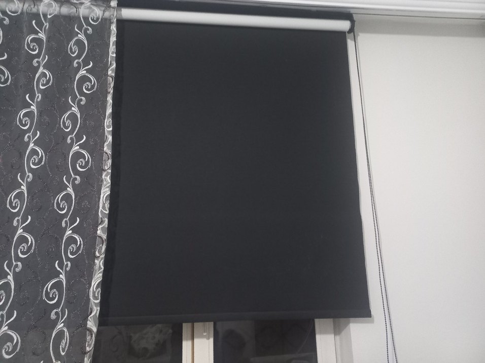 Modern Siyah Stor Perde - Görsel 3