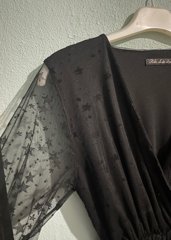 Yıldızlı tüllü elbise - Görsel 2