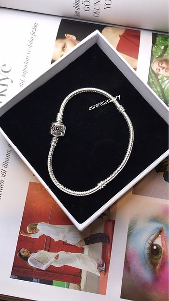 Pandora silindir bileklik 17 ve 18 cm