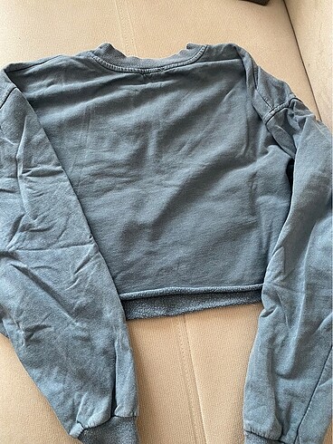 s Beden gri Renk Crop Sweat
