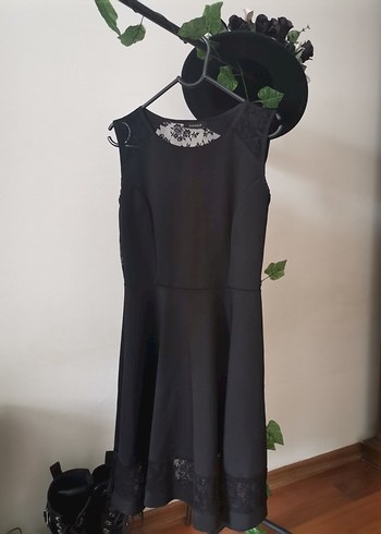 Siyah Mini elbise