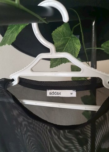 Addax Siyah tül bluz