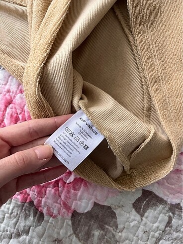 Küf Vintage havlu kumaş crop top - Görsel 6