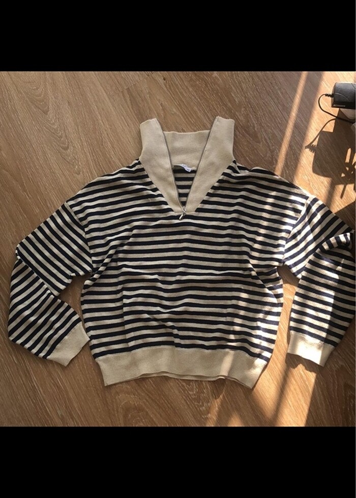 Oxxo çizgili kazak - Görsel 4