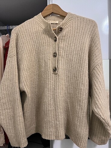 Oxxo yün karışımlı kazak - Görsel 4