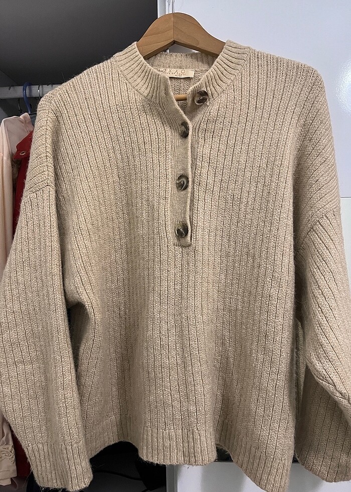 Oxxo yün karışımlı kazak - Görsel 4