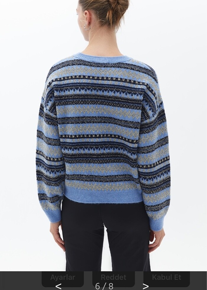 Oxxo yaldızlı kazak - Görsel 3