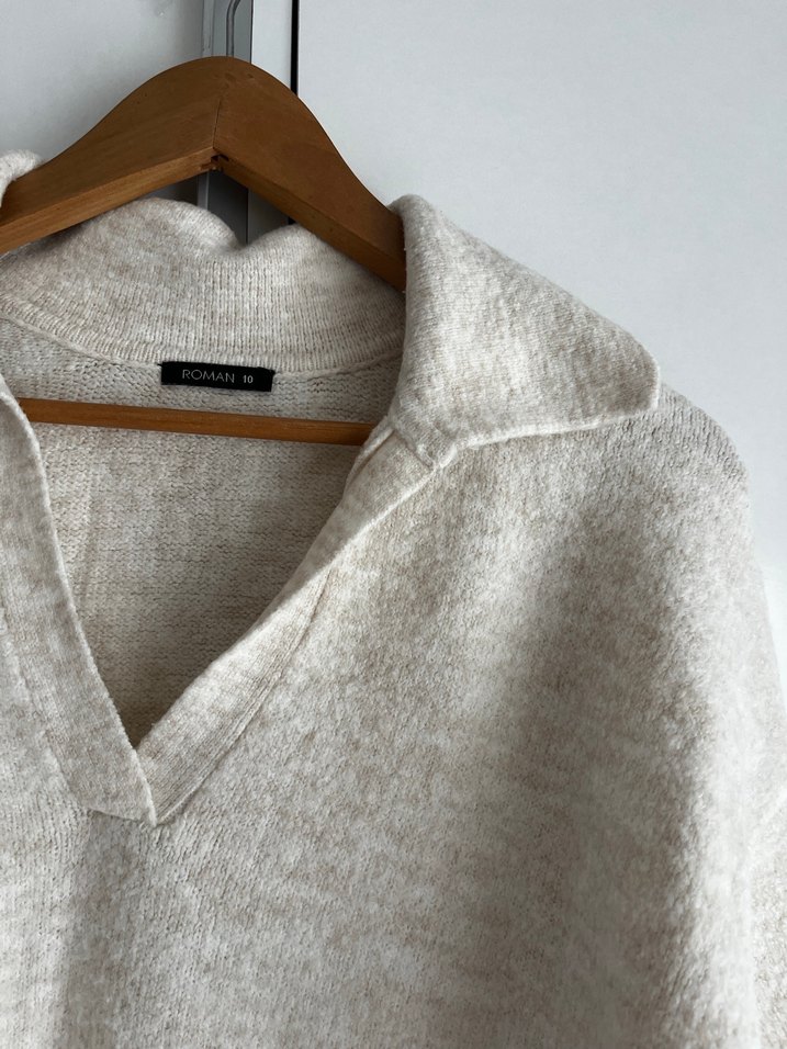 Roman krem kazak - Görsel 3