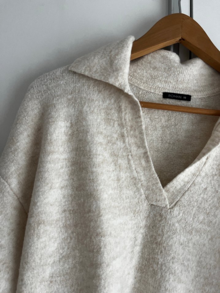 Roman krem kazak - Görsel 2