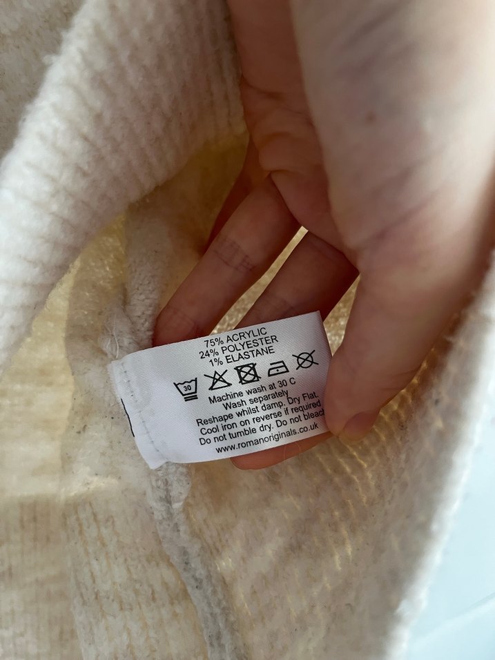 Roman krem kazak - Görsel 5