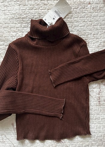 Bershka boğazlı kazak - Görsel 2