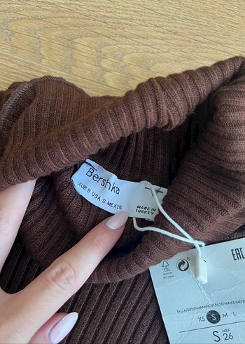 Bershka boğazlı kazak - Görsel 5