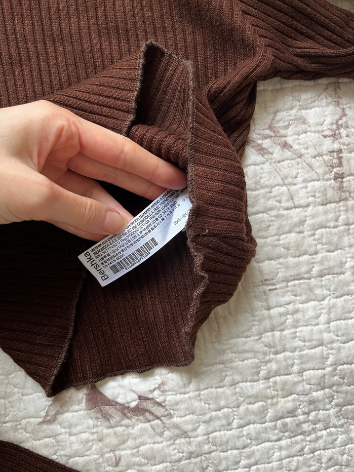 Bershka boğazlı kazak - Görsel 4