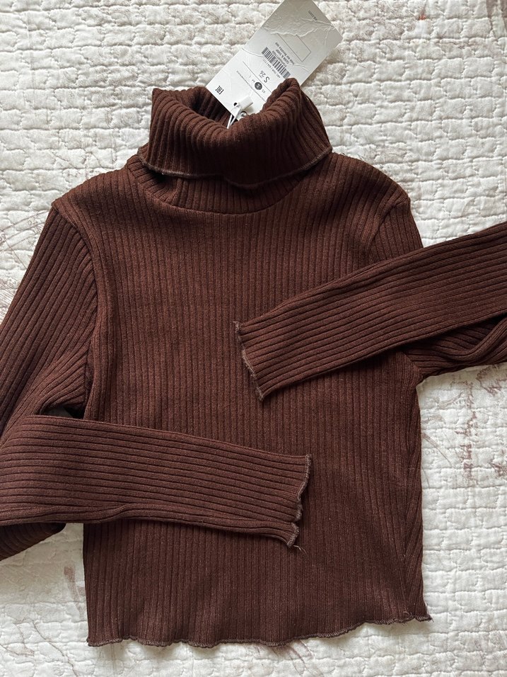 Bershka boğazlı kazak - Görsel 2