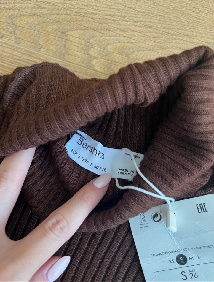 Bershka boğazlı kazak - Görsel 5