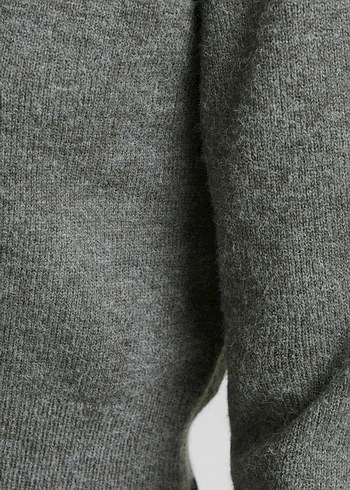 Bershka Gri Kadın Basic Kazak - Görsel 2