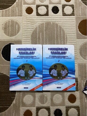 Hemşirelik esasları 1-2 ders kitabı