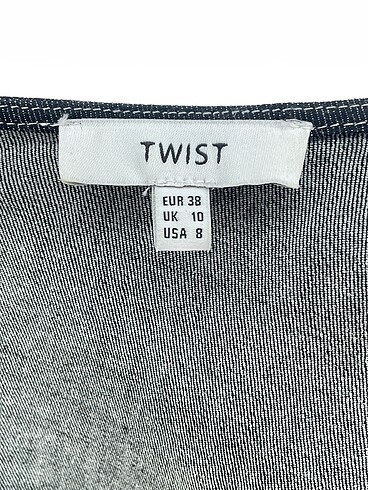 38 Beden siyah Renk Twist Kısa Elbise %70 İndirimli.
