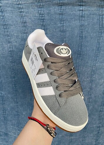 37 Beden gri Renk ADIDAS CAMPUS BAYAN AYAKKABI 