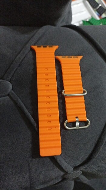 Silikon turuncu ayarlanabilir saat kordonu