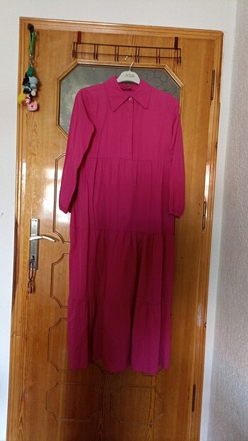 Pembe yazlık elbise 
