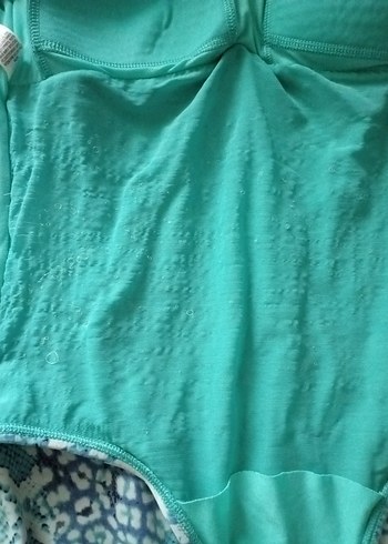 Turkuaz Yılan Desenli Mayo - Görsel 5