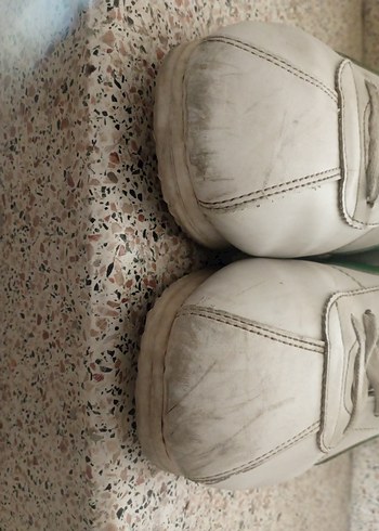 Beyaz Bağcıklı Erkek Spor Ayakkabısı - Görsel 6