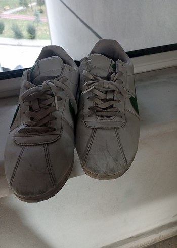 Beyaz Bağcıklı Erkek Spor Ayakkabısı - Görsel 8